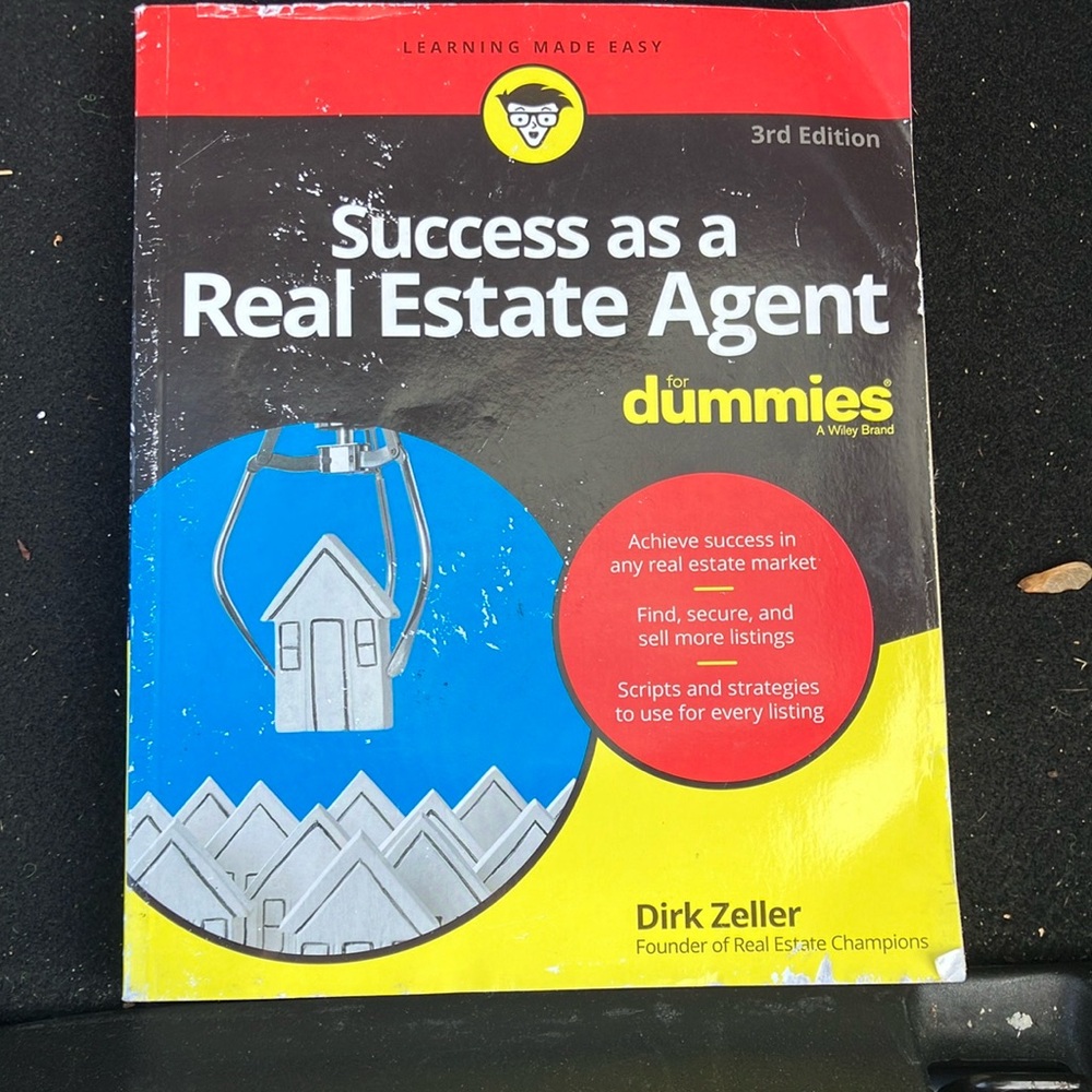 Success as a Real Estate Agent for Dummies Book